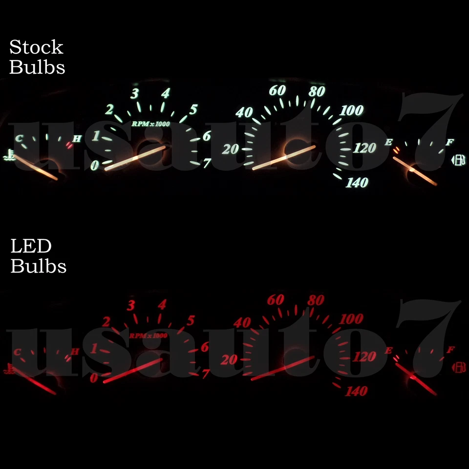 Dash Instrument Cluster Gauge RED LED LIGHT BULB KIT Fit 00-05 Buick Park Avenue - Image 1 of 4