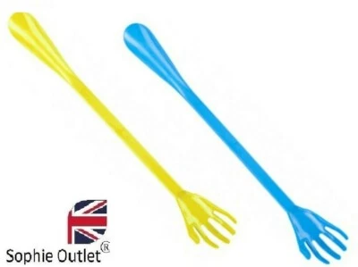 SOPHIE LTD 1pk BACK SCRATCHER & SHOE HORN Boot Aid Plastic Long Reach Handle Massager