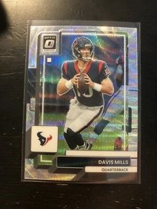 2022 Donruss Optic Premium Silver Wave Prizm /300 Davis Mills #76 PWE - Picture 1 of 2