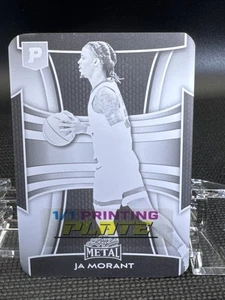 2025 Leaf Metal Pristine Ja Morant #224 Black Printing Plate 1/1 - Picture 1 of 2