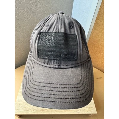 Черная тактическая кепка Browning с нашивкой на крючок и петлю - Изображение 1 из 4