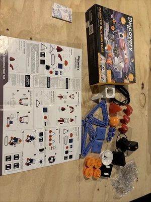 AZULEJOS MAGNÉTICOS DE CONSTRUCCIÓN VÁSTAGO personalizable con 2 motores motorizados DESCUBRIMIENTO #mindblow Foto 1 de 4