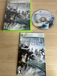 MINT!! Armored Core 4 Microsoft Xbox 360 Tested Complete CIB - Fast Shipping - Picture 1 of 12