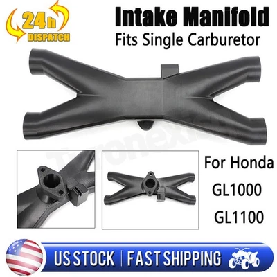 For Honda Goldwing GL1000/1100 Single Carburetor Intake Manifold 1975-1983 1981 Foto 1 de 4