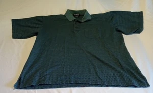 Polo Vintage Aureus Azul Rojo Lunares Algodón Egipcio XL - Imagen 1 de 7