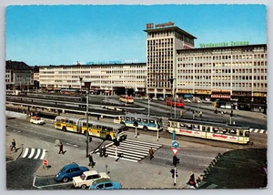 1967 AK Mönchengladbach Haus Westland Deutschland Bus Trolley Straßenbahn - Bild 1 von 2
