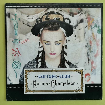 Culture Club – Karma Chameleon  - Vinyle, 7", 45  RPM - 1983 - VG+/VG+ - Photo 1/4