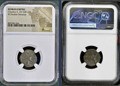 Ancient Roman Coin Emperor Claudius II Gothicus 268-270AD Genuine NGC Certified - Image 1 of 4