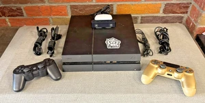 Sony PlayStation 4 Console - 500 GB (CUH1215A) W/2 controllers & Cam. - Picture 1 of 10