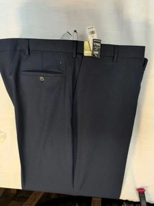 Haggard Men's Big And Tall Dress Pants Navy Blue 56 x 32 - Picture 1 of 8