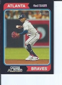 Ozzie Albies  2023 Topps Heritage Black Border ( 50 ) - Picture 1 of 1