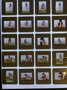 Vintage Lot Of 33 Mary Jane Bong Actress Sexy 35mm Negative Slide Transparency - Picture 1 of 9