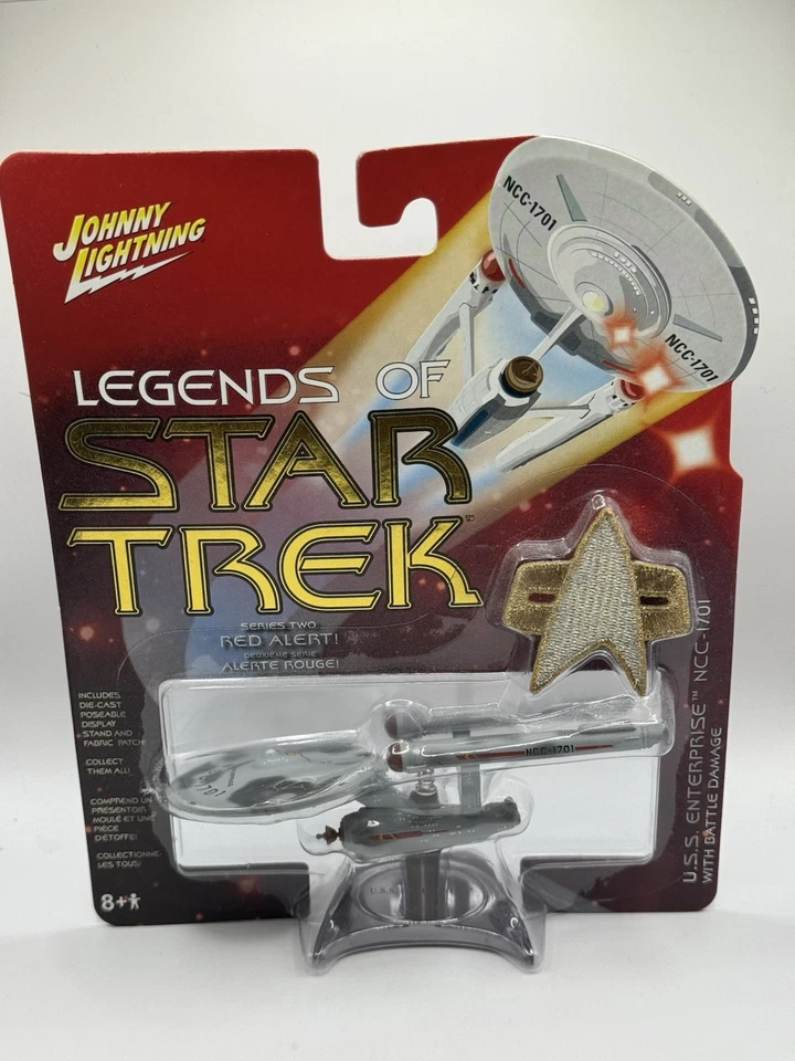 Johnny Lightning Legends of Star Trek USS Enterprise NCC-1701 w/ Battle Damage - Image 1 of 4