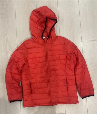 Gap Kids Boys Lightweight Red Primaloft Puffer Jacket Hooded Size L - Image 1 of 4