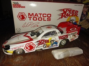 2002 Matco Tools Whit Bazemore Speed Racer 1:24 Die Cast Funny  in Box