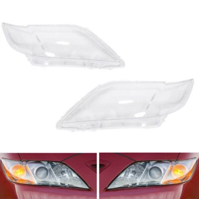 For Toyota Camry 07-09 Auto Headlamp Lens Headlight Cover Lens Shell Left Right - Image 1 of 4