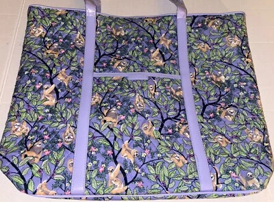 Bolso de Mano Vera Bradley Colgante Alrededor Púrpura Perezosos Grande Recortado Vera Cartera Nuevo con Etiquetas Foto 1 de 4