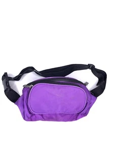 Purple Fanny Pack Belt Bag Retro Fanny Hip Bag Travel Bag aa52 - Picture 1 of 7