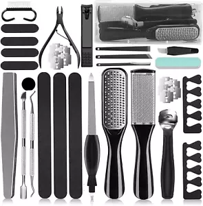 36 in 1 Pedicure Kit Professional Pedicure Tools Foot Care Dead Skin Remover - Picture 1 of 12