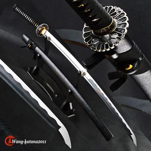 Espada afilada funcional samurái japonesa lista para batalla hecha a mano 1095 de acero katana lista para la batalla - Imagen 1 de 11