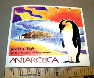 Antartide Scotts capanna - capanne punto penisola - decalcomania pinguino stazione McMurdo - Foto 1 di 1