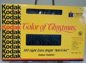 KODAK COLOR OF CHRISTMAS LIGHTS  RED- tested and working 100 lights - Picture 1 of 3
