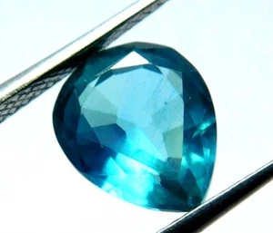 Turmalina Paraiba Brasil verde azulado neón corte pera natural 3,50 quilates J858 - Imagen 1 de 6