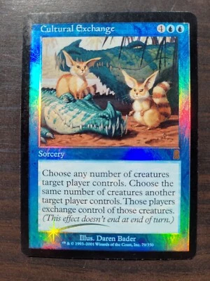 MTG Odyssey Foil - 1 x Cultural Exchange (NM) - Image 1 of 3