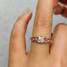 Half Carat Round Cut Diamond Three Stone Celtic Knot Engagement Ring For Women