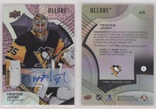 2021-22 Upper Deck Allure Pink Leopard Auto Tristan Jarry #69 Auto