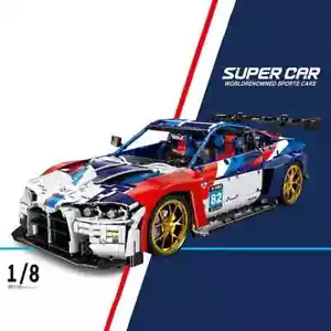 MOC BMW M4 1:8 Building Blocks Racing Car Model Education Toy birthday Gift - Picture 1 of 13
