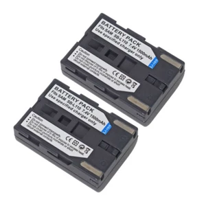 Paquete de 2 baterías de repuesto para Samsung SB-L110 SB-L220 SB-LS110 SB-LS220 1500 mAh - Imagen 1 de 5