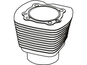 RevTech Moto Motorcycle Motorbike Evo Front Cylinder Raw - 3-5/8" - Picture 1 of 2
