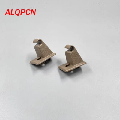 New 2 PCS Tan Front Sun visor Holder Clips Fit silverado tahoe Yukon 1992-1998 - Image 1 of 4