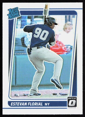 2021 Donruss Optic Holo Estevan Florial #76 New York Yankees - Image 1 of 2