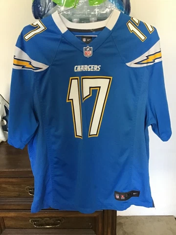 LOS ANGELES CHARGERS JERSEY # 17 RIVERS - USED XL Cover