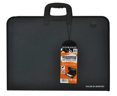 Folio con cremallera de graduado Daler Rowney sin anillos - cartera A2 Foto 1 de 2