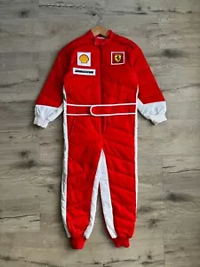 Tuta da corsa Ferrari Formula 1 bambino taglia 7-8 anni - Foto 1 di 11