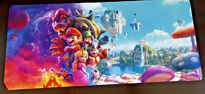 Nintendo Extra Large Mouse Pad,NEW, Mario, Luigi, Bowser&more 27X12 inches - Image 1 of 4