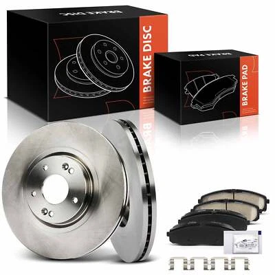 Передние дисковые тормоза и керамические тормозные колодки 6 шт для Kia Sedona 15-20 V6 3,3 л - Изображение 1 из 4