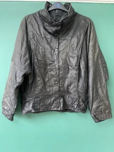 Winlet Leather Jacket. Mens Medium Black - Picture 1 of 5