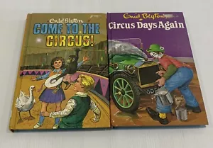 2x COME TO THE CIRCUS Enid Blyton 1986 Dean & Son - HC Rare Collectable Books - Picture 1 of 4