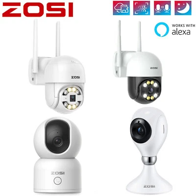 ZOSI Wireless WiFi PT Security CCTV IP Camera PIR 2 Way Audio Night Vision - Image 1 of 4
