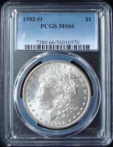 1902-O Morgan Silver Dollar - PCGS MS 66 - Picture 1 of 4