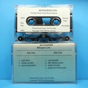 🎧 MC - BLITZSPEER - Blitzspeer Live * Promo Tape Kassette Cassette * CBS 1990 - Picture 1 of 5