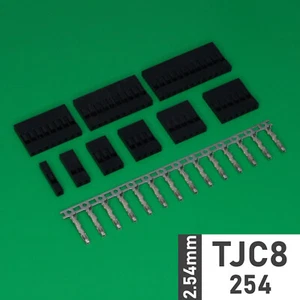 Carcasa TJC8-254 2,54 mm + crimpadoras hembra cabezal conector 1-20p (estilo RE/PV/DuPont) - Imagen 1 de 1