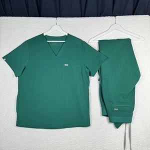 Figs Scrub Set Damen L grün Technical Collection Krankenschwester Jogginghose Oberteil Unterteil - Bild 1 von 20