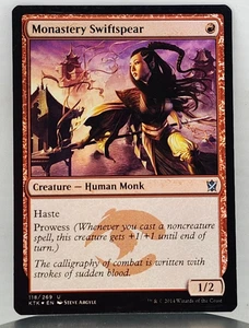 Foil - Monastery Swiftspear - Khans of Tarkir (KTK) - Picture 1 of 2