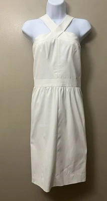 Vintage Chanel Boutique Ivory Sleeveless Dress Women’s Size 40 Fits XS Read - Image 1 of 4