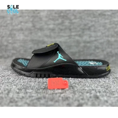 Nike Jordan Hydro XI Retro Slides Negro Gamma Azul Sandalias FN2452-047 Foto 1 de 4